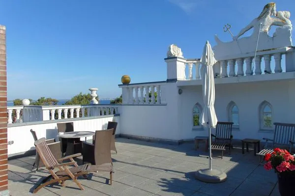 Gemeinschaftsterrasse Villa Sirene Ferienwohnung 22