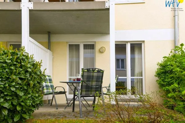 Terrasse Wohnpark Stadt Hamburg Ferienwohnung 13