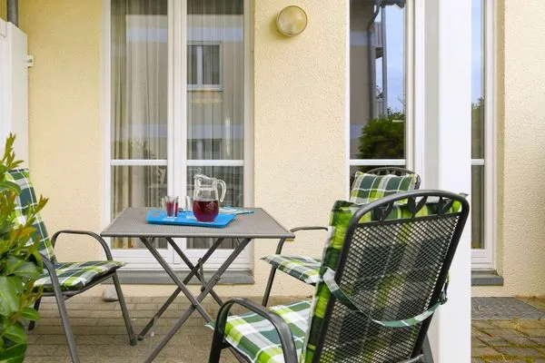 Terrasse Wohnpark Stadt Hamburg Ferienwohnung 13
