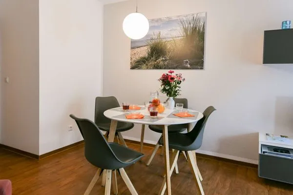 Wohnzimmer Wohnpark Stadt Hamburg Ferienwohnung 24