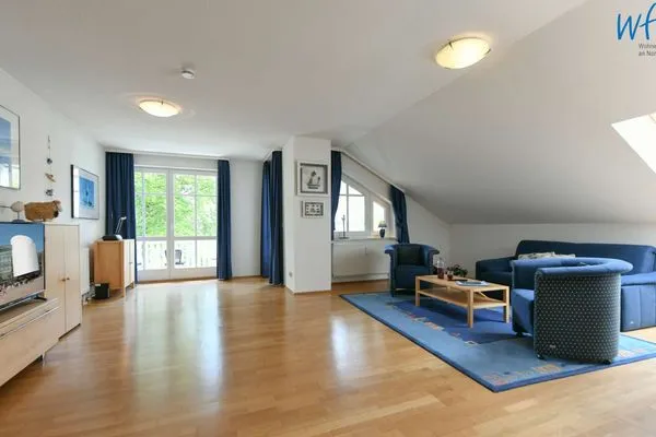 Wohnzimmer Villa Malte Ferienwohnung 8