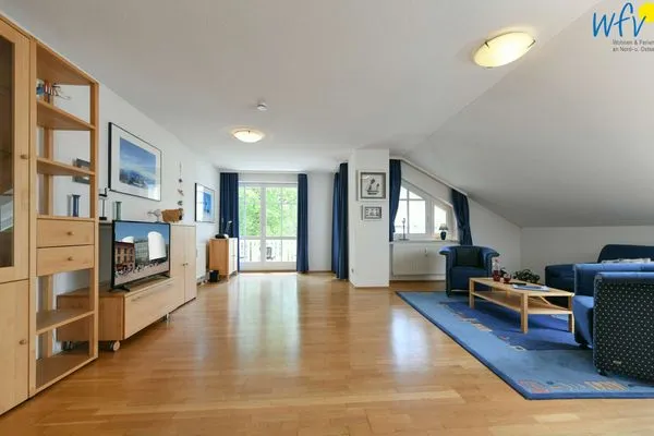 Wohnzimmer Villa Malte Ferienwohnung 8