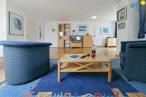 Wohnzimmer Villa Malte Ferienwohnung 8