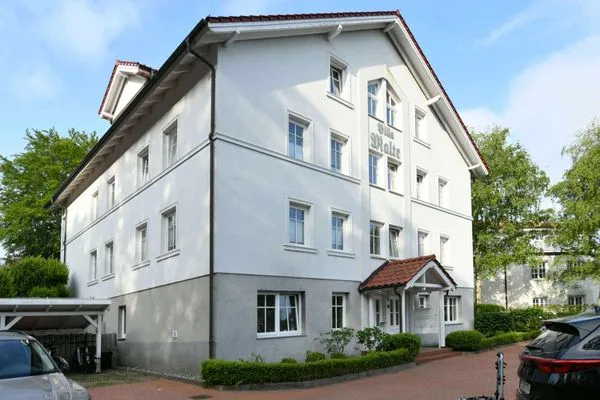 Hauptansicht Villa Malte Ferienwohnung Ostseetraum
