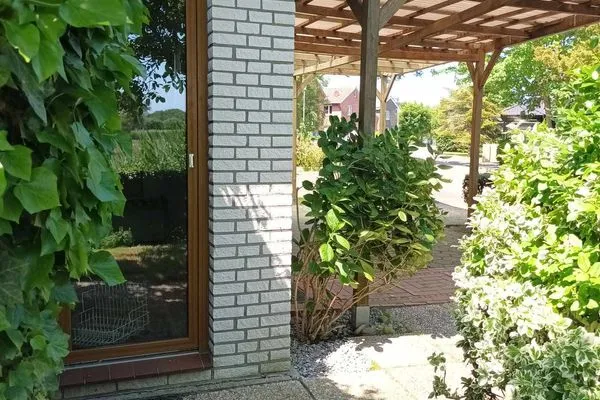 Fassade / Eingang Haus Bachstelze Ferienwohnung Lütje Herta