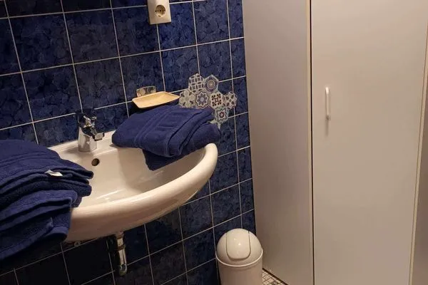 Badezimmer Haus Bachstelze Ferienwohnung Lütje Herta