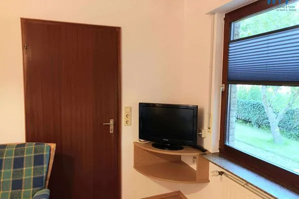 Wohnzimmer Haus Bachstelze Ferienwohnung Lütje Herta