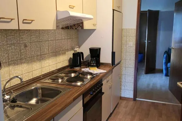 Küche / Küchenzeile Haus Bachstelze Ferienwohnung Lütje Herta