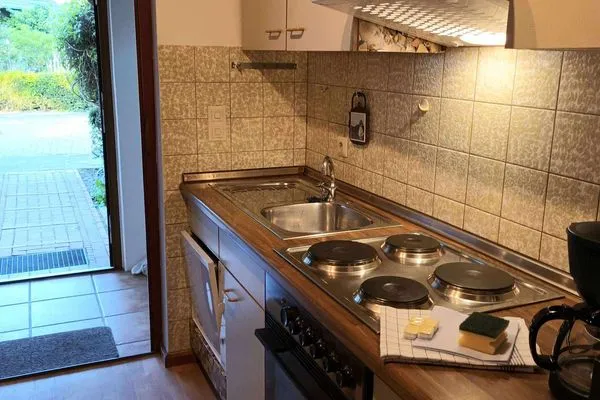 Küche / Küchenzeile Haus Bachstelze Ferienwohnung Lütje Herta