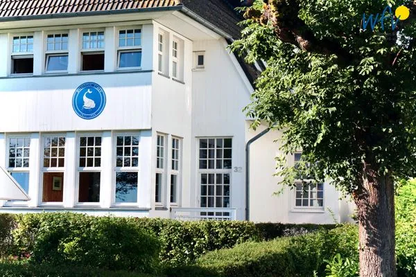 Blick zur Wohnung Strandvilla Silberner Fisch Ferienwohnung № 32