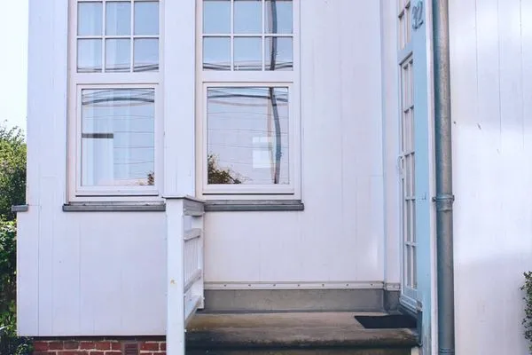 Fassade / Eingang Strandvilla Silberner Fisch Ferienwohnung № 32