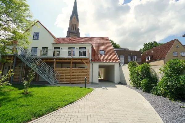 Hauptansicht  Ferienwohnung 'Am Hafen' für 2 Personen mitten in der historischen Altstadt von Schleswig