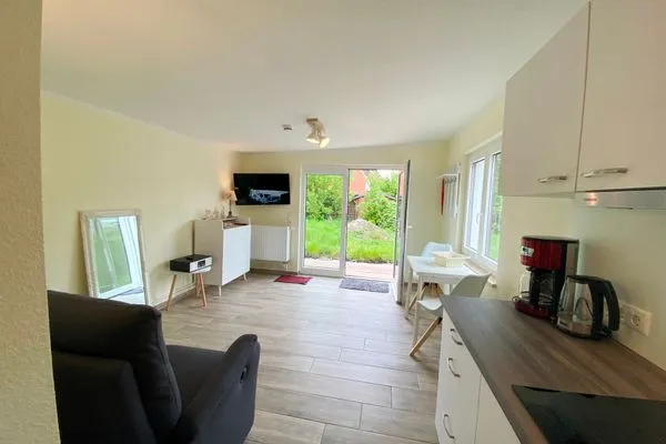 Wohnzimmer Am Oland 11 Bungalow