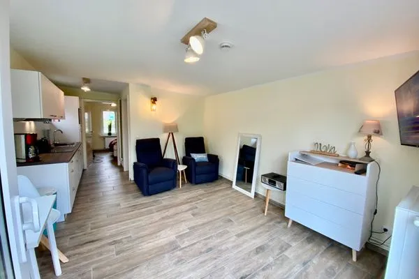 Wohnzimmer Am Oland 11 Bungalow