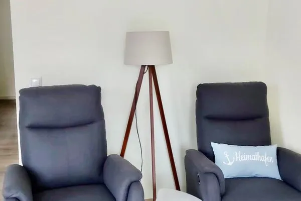 Wohnzimmer Am Oland 11 Bungalow