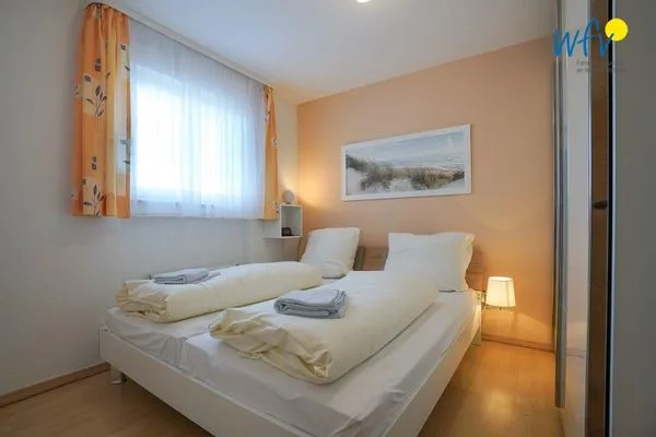 Schlafzimmer Haus Reedestraße 25-27 Ferienwohnung Borkum-Liebe