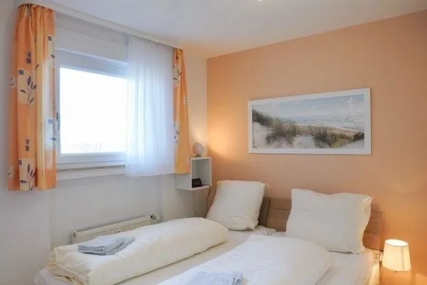 Schlafzimmer Haus Reedestraße 25-27 Ferienwohnung Borkum-Liebe