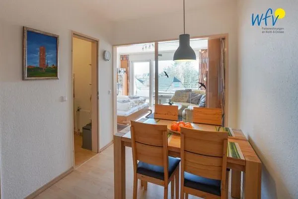 Wohnzimmer Haus Reedestraße 25-27 Ferienwohnung Borkum-Liebe
