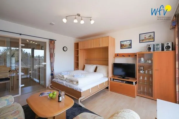 Wohnzimmer Haus Reedestraße 25-27 Ferienwohnung Borkum-Liebe