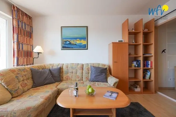 Wohnzimmer Haus Reedestraße 25-27 Ferienwohnung Borkum-Liebe