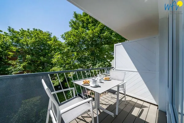 Balkon Appartement-Haus Regina Ferienwohnung Appartement am Meer