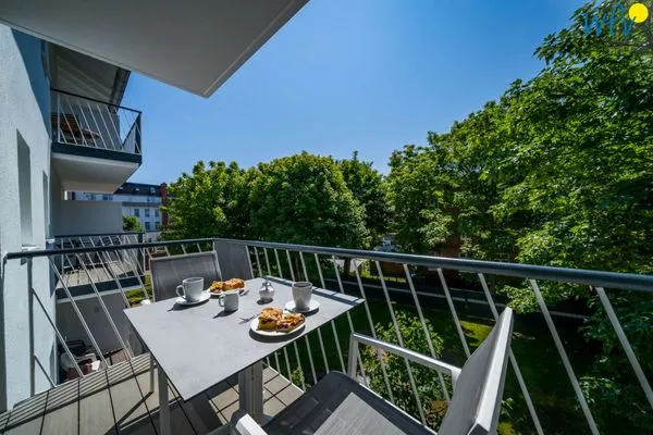 Balkon Appartement-Haus Regina Ferienwohnung Appartement am Meer