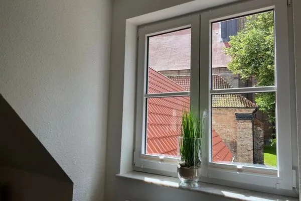 Blick auf Sehenswürdigkeit  Lichtdurchflutete Ferienwohnung 'Dom-Blick' mit Blick auf den Schleswiger Dom