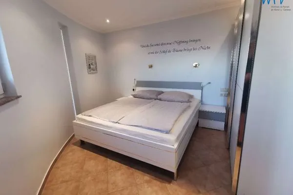 Schlafzimmer Lotsenstation Sassnitz Ferienwohnung O-Messe