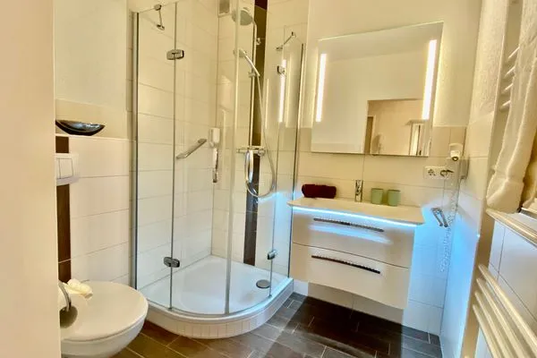 Badezimmer Haus Övern Diek Wohnung 5