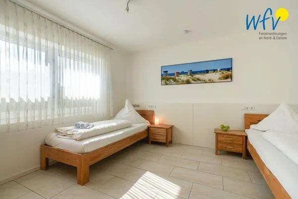 Schlafzimmer Villa Schoen Ferienwohnung 1