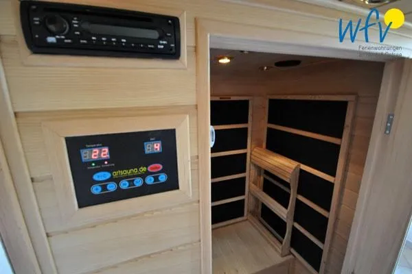 Sauna Haus Dünenrose Ferienwohnung Seestern
