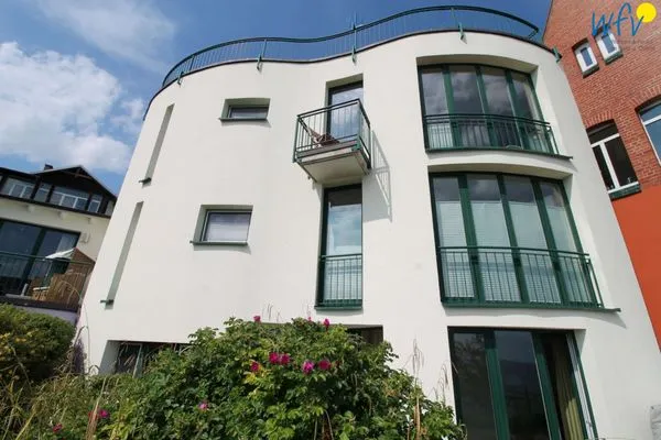 Hauptansicht Lotsenstation Sassnitz Ferienwohnung O-Messe