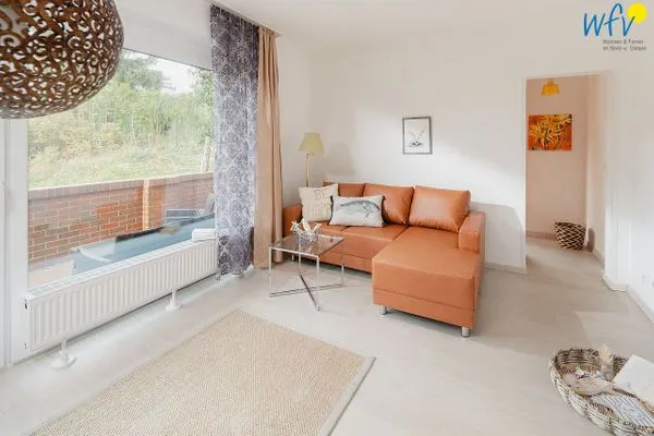 Wohnzimmer Villa Düna Ferienwohnung 2