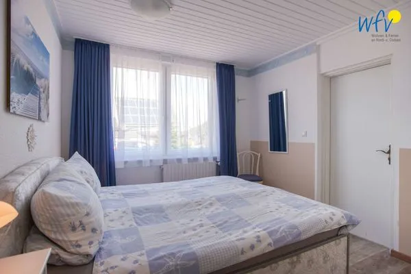 Schlafzimmer Ferienhaus Heidi Ferienwohnung Möwe