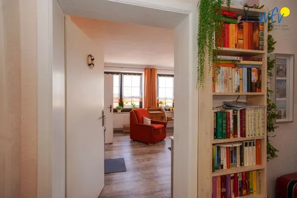 Wohnzimmer Ferienhaus Heidi Ferienwohnung Möwe