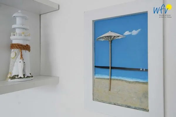 Dekoratives Detail Ferienhaus Heidi Ferienwohnung Möwe