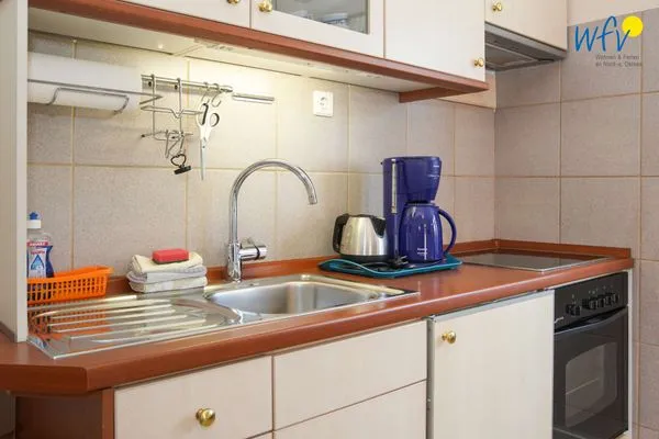 Küche / Küchenzeile Ferienhaus Heidi Ferienwohnung Sandburg