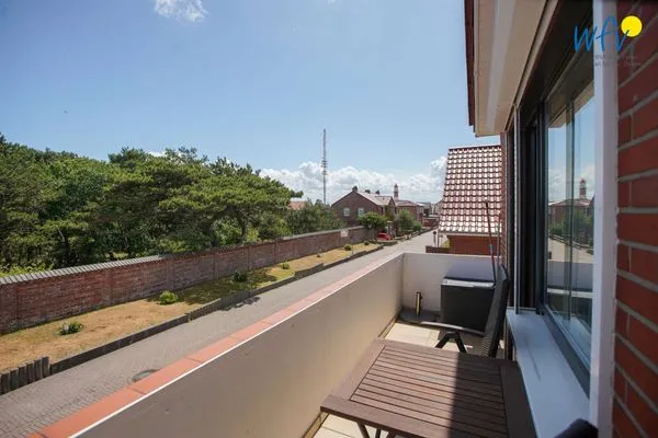 Balkon Ferienhaus Heidi Ferienwohnung Seestern