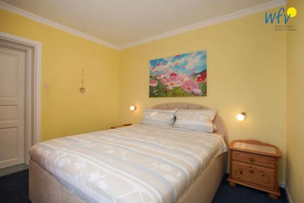 Schlafzimmer Ferienhaus Heidi Ferienwohnung Seestern