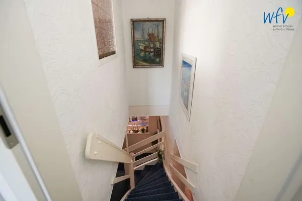 Flur Ferienhaus Heidi Ferienwohnung Meerblick