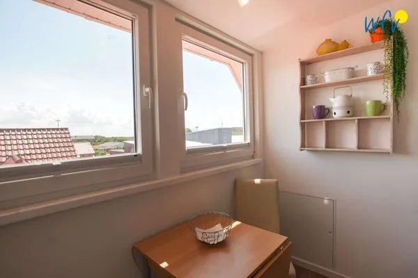 Küche / Küchenzeile Ferienhaus Heidi Ferienwohnung Meerblick