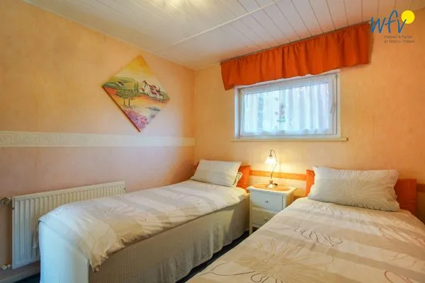 Schlafzimmer Ferienhaus Heidi Häuschen Seehund