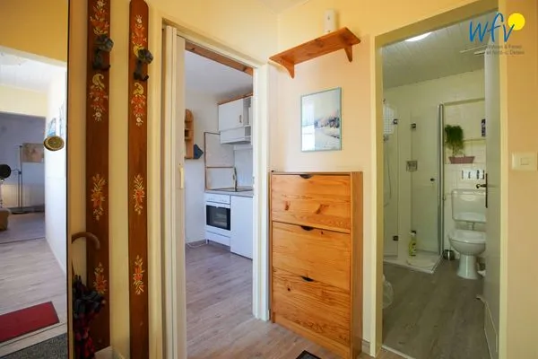 Flur Ferienhaus Heidi Häuschen Seehund