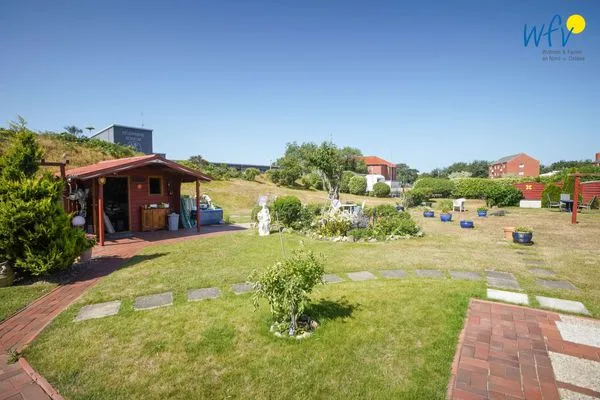Garten Ferienhaus Heidi Häuschen Seehund