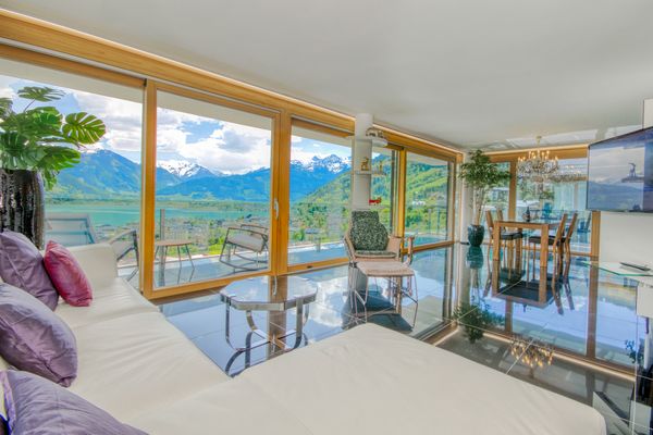 Lakeview Apartments Design-Suite Pasithéa Zell am See - Wohnzimmer