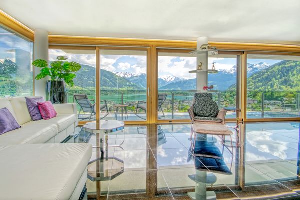 Lakeview Apartments Design-Suite Pasithéa Zell am See - Wohnzimmer