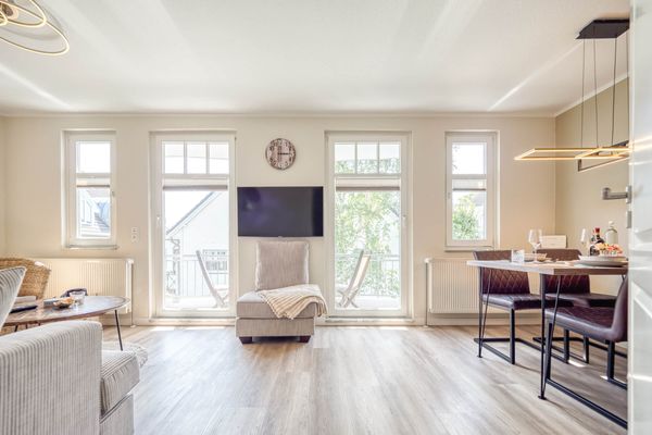 Boddenblick Wohnung 12a Zingst - Wohnzimmer