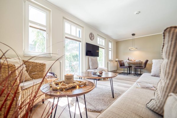 Boddenblick Wohnung 12a Zingst - Wohnzimmer