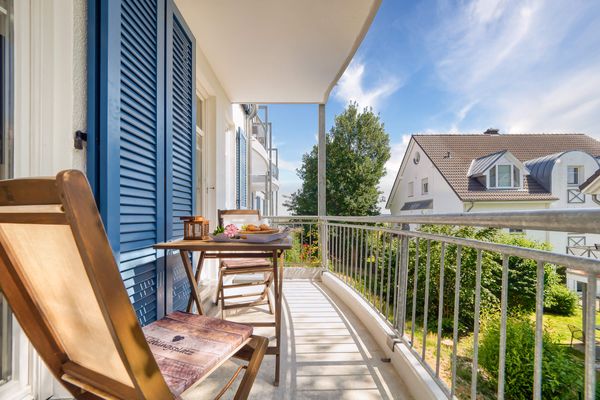 Boddenblick Wohnung 12a Zingst - Balkon