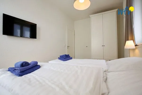 Schlafzimmer Alte Feuerwache Ferienwohnung 1